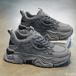 Moodsad Uued hingavad Meeste tossud Mugavad Platvormiga valged Kingad Trend Lastega kingad Vulkaniseeritud Kingad Valged Vabaaja tossud Zapatillas 39 hall v&auml;rv