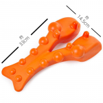 Akupressuuriga nimmepiirkonna ja kaelal&uuml;lide massaažipadi Orange