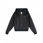 Nike NSW NK CHLL VLR FZ Huppar &Uuml;hev&auml;rviline Mitmek&uuml;lgne Mugav Pehme Pikkade Varrukatega Jakk Naiste jakid Must HJ0958010 XS