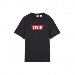 Levis V&auml;rviline Blokk Kirjatr&uuml;kiga L&uuml;hikeste Varrukatega T-s&auml;rk Unisex Topid Must 001AM-0001 S