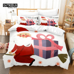 J&otilde;uluvana voodipesukomplekt J&otilde;uluvana tekikotikomplekt 3D voodipesu Queen-suurus Moedisain J&otilde;ulukingitused EU single(135x200cm)