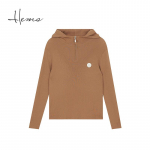 Women's 100% Wool Hooded Knit Sweater XL