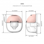 Kaasaskantav elektriline rinnapump 180 ml mahutavus Rinnaga toitmise varustus Madala m&uuml;ratasemega kantav rinnapump