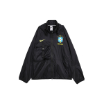 Nike Brasiilia meeskonna kirjalogo tikitud p&uuml;stkraega raglaanpikkade varrukatega jalgpallijakk Meeste jakk Must FZ8359-010 2XL black