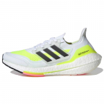 Adidas Ultra Boost 21 Valge P&auml;ikeseroheline Naiste Tossud FY0401 36