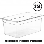 25L Sous Vide anum Suure mahutavusega Immersion Circulatori jaoks Toidukvaliteediga Restorani Kodu Kasutus Tarvik 25L