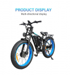 New E-bike Mountain Electric Bike DP2603 3000W Dual Motor 52V32AH Battery City Commuter Electric cycle 26 Inch Hydraulic brake E-bike Adult 3000W 52V 32AH sinine