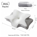 Piiri&uuml;lene liblikakujuline m&auml;luvahust padi kaelatoeks - K&otilde;rge/Madal k&uuml;lili magaja disain Single Pillowcase