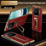 IM-CHEN Huawei Mate X5 kokkupandava telefoni &uuml;mbris randmepaelaga ja alusega Huawei Mate X5/X5 Collector's Edition/X3 Universal