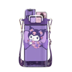 520ml Sanrio Hello Kitty Plastikpudel Kahekordne Joogitass My Melody &Otilde;pilased Multikas Veepudel Kuromi Tritan Veetass Lastele 520ml