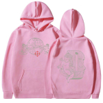 R&auml;ppar Duki Merch Hupparid Meeste Naiste R&otilde;ivad Mood Hip Hop &Uuml;legabariidilised Hupparid Vabaaja Fliis Pikkade Varrukatega Pulloverid XL pink