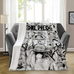1 tk Anime O-One P-PieceS Visketekk Esteetiline Kaasaskantav Kodu Reisimine Telkimine Diivan Piknik Paks Soe Flanellist Tekk 30x40in