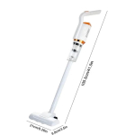 Juhtmevaba k&auml;eshoitav tolmuimeja USB-ga laetav 120W elektriline p&uuml;hkija suure imemisv&otilde;imsusega tolmuimeja kodu ja auto jaoks valge