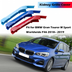 Neeruv&otilde;re Decal Klamber Kate 9 Liistuga Grilliliist Sobib BMW 2. Seeria F46 Gran Tourer 218d 2018- M Sport Versioonile Grille Clip
