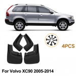 Volvo XC90 2005-2014 jaoks porilappide pritsmekaitsed porikaitsmed eesmised tagumised poritiibad mustad plastikust v&auml;lisosad