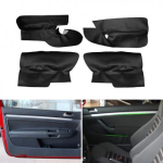 Siseuksepaneelide K&auml;etoe Nahk Asenduskatte Liist VW Golf 5 2005-2010 jaoks 2pcs/Rear hall v&auml;rv