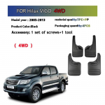 2005-2013 Front Rear 4pcs FOR Toyota Hilux VIGO vero 4WD Mud Flap Guards Splash Mudflaps Fender Mudguard Car Accessories VIGO 4WD