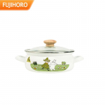 FUJIHORO Moomini koost&ouml;&ouml; 18cm emailitud piimakann klauskaanega