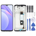 LCD-ekraani ja digiteerija t&auml;ielik koostis raamiga Xiaomi Redmi Note 9 4G / Poco M3 / Redmi 9 Power M2010J19SC M2010J19CG jaoks(Must) must