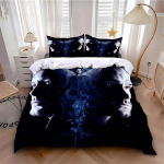 Supernatural Voodipesu komplekt Supernatural TV-sarjast Sam Dean Tekikotid Padjap&uuml;&uuml;r Voodipesu Voodipesu komplekt Sisustus Kodu EU Single(135*200cm)3pcs