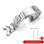 Casio GST-B100 26x 14mm n&otilde;gus liides peenterasest topeltklamber k&auml;erihm Meestele 210D/100D/S110d/330/W300 K&auml;erihm 26x14mm