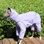 Veekindel Koera Vihmamantel Itaalia V&auml;ike-itaalia hurt Whippet Jakk P&auml;ikesekaitse Reguleeritav K&otilde;rge Krae T&otilde;mblukk Lemmiku Vihmamantel V&auml;ljas Jalutamiseks S