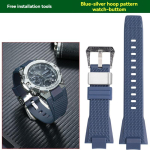 Casio GST-B400 seeria jaoks Kummist Veekindel Spordirihm Terasest S&uuml;damikuga Uuendatud Terasest R&otilde;ngamustriga Pandlaga Rihm GST-B400mm gray