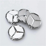 4 tk 75 mm auto rummu keskkate Mercedes Benz AMG W203 W206 W220 W205 W211 autovelje keskkatted Benz m&auml;rk rehvir&otilde;nga kate