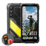 OSCAL PILOT 5 Tugev mobiilne 5G Android 16 15000mAh 8GB RAM 256GB ROM Nutitelefon with a phone case must