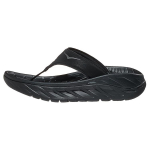 HOKA ONE ONE Ora Recovery Flip Black Dark Gull Grey Women's 1117910-BDGGR 36
