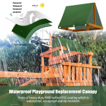 M&auml;nguv&auml;ljaku asenduskatte kate Veekindel V&auml;litingimustes asendus P&auml;ikesekaitse Tarp UV Tagahoovis m&auml;ngukomplekti kate 43 x 90 tolli