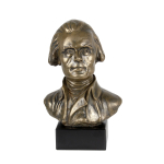 Thomas Jefferson - marble bust, statuette of a famous person, decoration for office, school, and hotel by the Art-Dog brand pruun