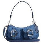Coach Ashton 25 mitmeotstarbeline kangast &otilde;la-crossbody k&auml;ekott Naiste k&auml;ekotid H&otilde;be Indigo CAK44-SVIN Basic Set (Bag+Dust Bag)