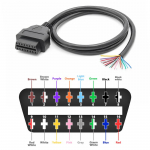 Universaalne OBD OBD2 16-pin emane DIY pikenduskaabel OBD 2 pikendatud pistik auto diagnostikavahenditele OBD2 skannerile Female 30CM