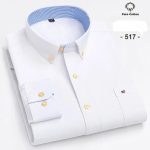 &Uuml;le Suurus 7XL 100% Puuvillane Oxford Pikkade Varrukate S&auml;rgid Meestele Kitsa L&otilde;ikega Formaalne &Uuml;hev&auml;rviline S&auml;rk Kontori Valged Riided Elegantne &Auml;ri Topp 7XL white