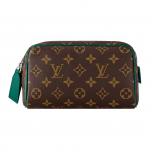 Louis Vuitton Dopp Kit Klassikaline logotr&uuml;kiga Kahe lukuga Tualett-kott Mini Unisex tualett-kott Pruun M14911 Gift Set(Basic Set+Box+Shopping Bag)