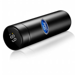 Kuum intelligentne autotermos tass tee kohvi vaakumkolb temperatuurin&auml;idik pudel Ford Focus 3 2015-2018 Kuga 2016-20 jaoks