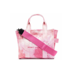 Marc Jacobs The Traveler Series Tie-Dye Kunstiline T&auml;helogo Puuvillane &Otilde;lakott Crossbody kott Toidukott Naiste kotid Roosa H013M02PF21-699 Basic Set (Bag+Tag)