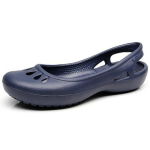 Naiste kerged libisemiskindlad suletud varba klomp-sandaalid - Suurused Jelly rannakingad &otilde;dedele W8 fits Size 38-39 (Wide/Narrow) tumesinine v&auml;rv