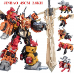 Jinbao Suur Bruticus Warbotron Onslaught Brawl Swindle Blast Off MMC PREDAKING Kuju Transformeeruv Robot Vastupidav M&auml;nguasi