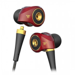 Radius Audio Double V Ne MMCX Eemaldatav Kahe Membraaniga DDM HP-TWF00 Hi-Res K&otilde;rvaklapid, Intelure Hi-Res, Kaabel, Draiver, Juhtmega, K&otilde;rvasisene T&uuml;&uuml;p, HP-TWF00R