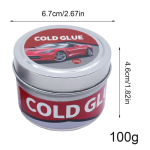 75/100g K&uuml;lmkleepuv Liim Hammaste Eemaldaja K&uuml;lm Liim Remondit&ouml;&ouml;riistad Auto Kere Remont K&uuml;lm Liim Liim Kiireks Remondiks Kompaktne as shows 100g gray
