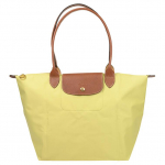 Longchamp Le Pliage Logo Reljeefne Kokkupandav T&otilde;mblukuga Kotikott Ostukott Taaskasutatud L&otilde;uendist &Otilde;lakott Suur Unisex T&otilde;mblukuga Kotikott Pistaatsiap&auml;hkli-Roheline L1899089244 Shopping Bag Set(Basic Set+Shopping Bag)