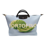 Longchamp Prinditud T&otilde;mblukuga L&otilde;uendist T&otilde;mblukuga Reisitasku Naiste Kotid Taevasinine L1624MSI028 Basic Set (Bag)