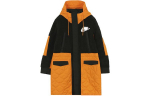Nike Sportswear Sport Pack S&uuml;nteetilise t&auml;idisega parka mantel Meeste Oranž Kollane BV4798-886 M