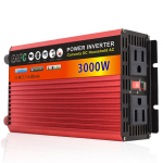 EAFC uus uuenduslik suure v&otilde;imsusega 3000W tippv&otilde;imsusega inverter 12V DC kuni 220V-240V AC muundur, sisseehitatud 5V/ 2.1A USB-ga