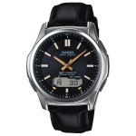 CASIO WAVE CEPTOR Maailma raadiosignaaliga juhitav p&auml;ikeseenergia kell [Casio] 6-ribaline WVA-M630L-1A2JF Meeste must