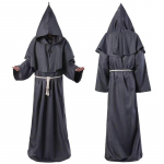 Halloween Keskaja munk v&otilde;lur preester Cosplay r&uuml;&uuml; S