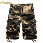 Uued suvised meeste kombinesoonid Camouflage Keskmise pikkusega p&uuml;ksid Meeste cargo-l&uuml;hikesed p&uuml;ksid 6 v&auml;rvi 29 khaki