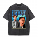 The Office Dunder Mifflin Dwight pestud T-s&auml;rk TV-saade Scranton The Electric City T-s&auml;rgid Unisex Gooti Rock Vintage T-s&auml;rgid M